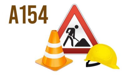 Arrêté temporaire pour fermeture RN154