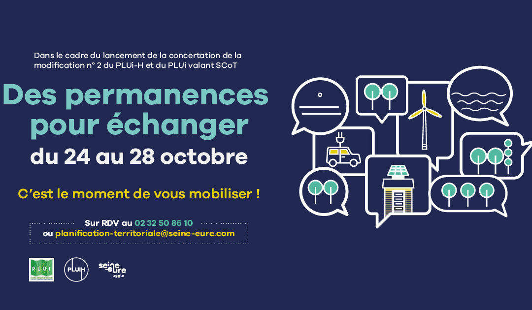 Permanences concertation modification n°2 PLUi